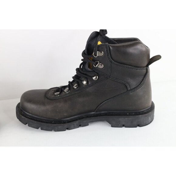 Vtg 90s Cat Caterpillar Men 8M Distressed Goretex Leather Waterproof Work Boots main image 10